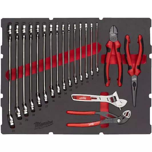 Maxbite Combination Spanner and Plier Set Foam Insert