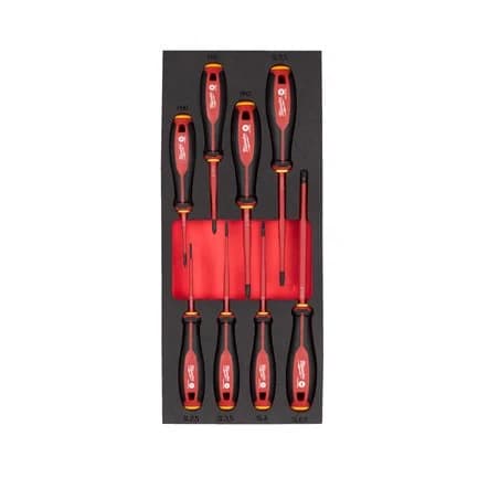 VDE Trilobe Screwdriver Set Foam Insert - 8 pcs