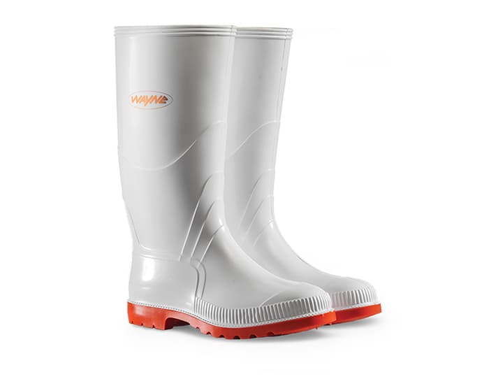 Duralight Mens Gumboot NSTC White/Red